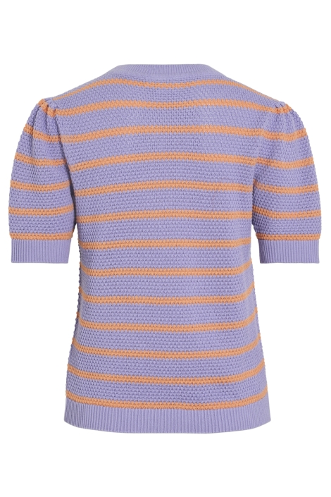 Vila vidalo o-neck s/s stripe knit-noos